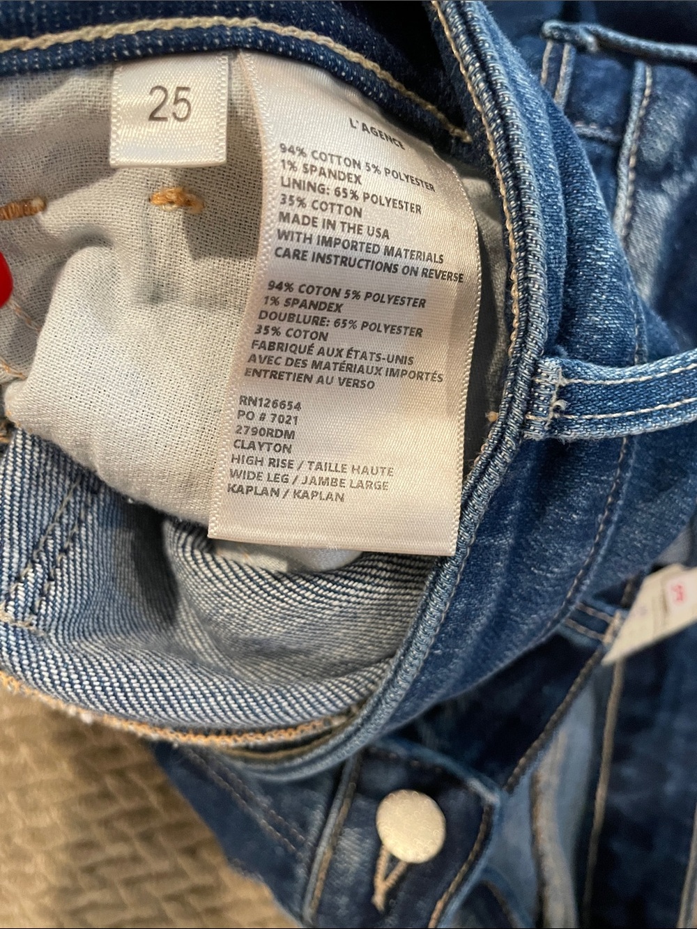 L’agence Clayton Jeans - Kaplan color - Picture 7 of 7